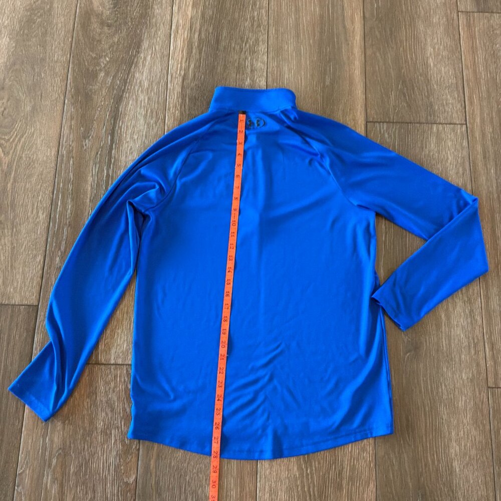 Under Armour men's quarter zip Heatgear Royal Blue size Medium - Picture 4 of 6